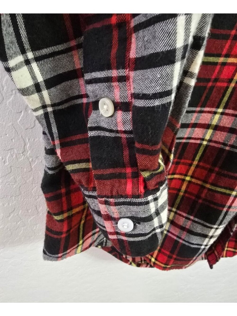 Ralph Lauren Blaire Red & Black Plaid Button-Down Shirt Long Sleeve Men’s Large - Picture 2 of 6